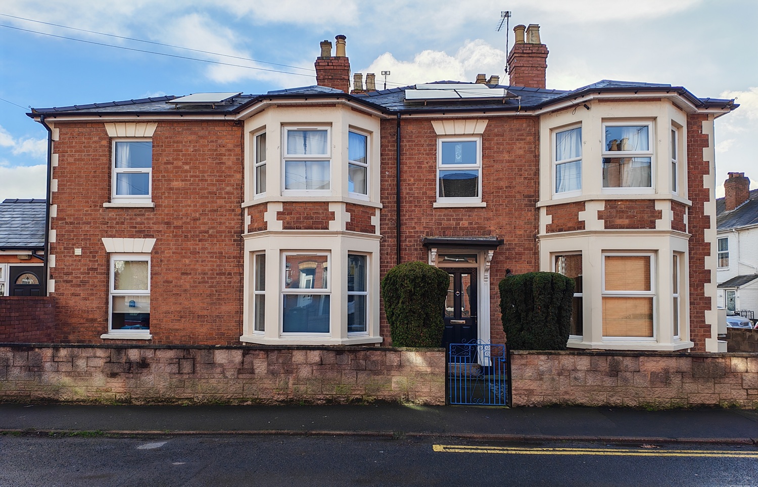 The outside of 7 Holmer Road Hereford